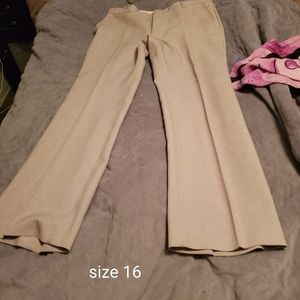 Womens khaki dress pants